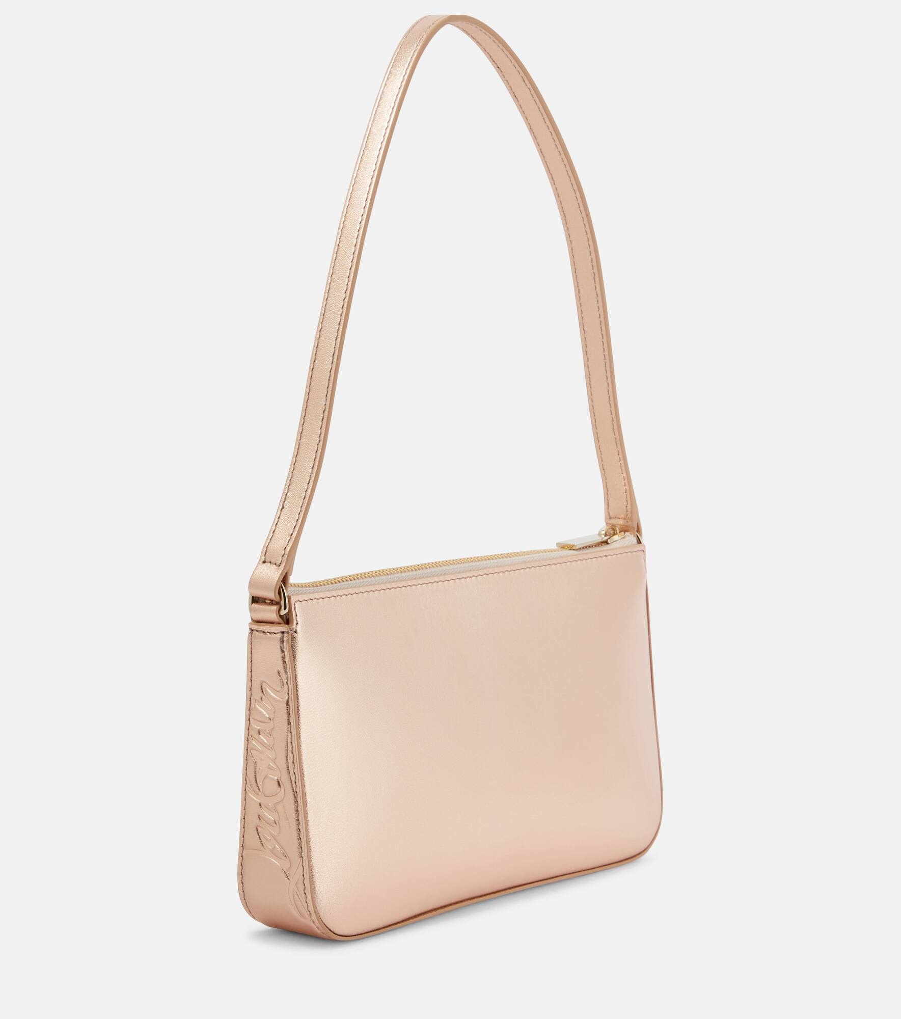 Loubila metallic leather shoulder bag - 4