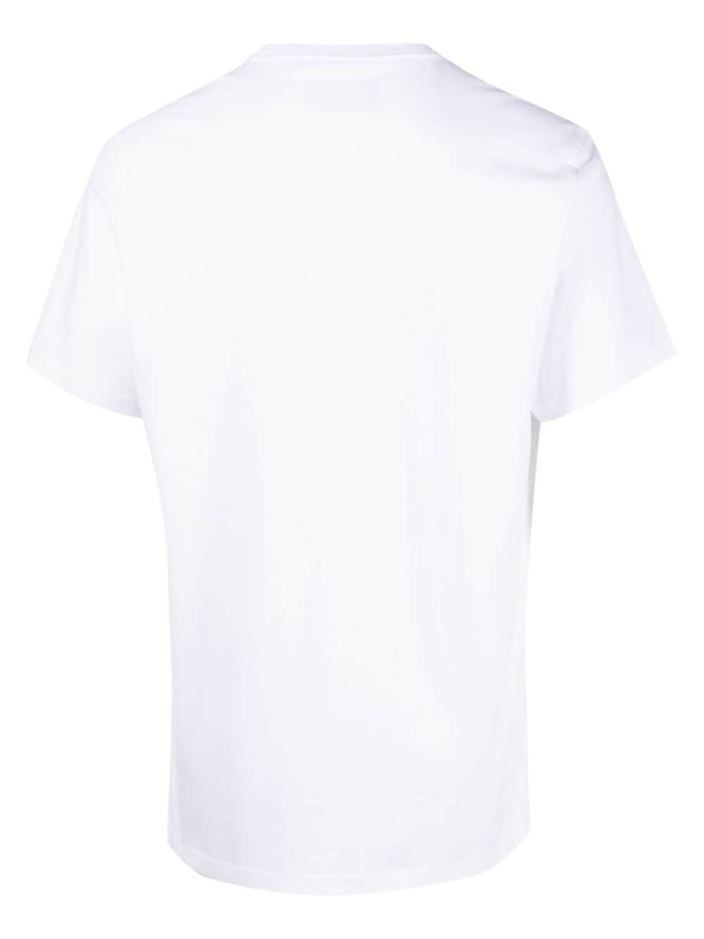 logo-print chest-pocket T-shirt - 2