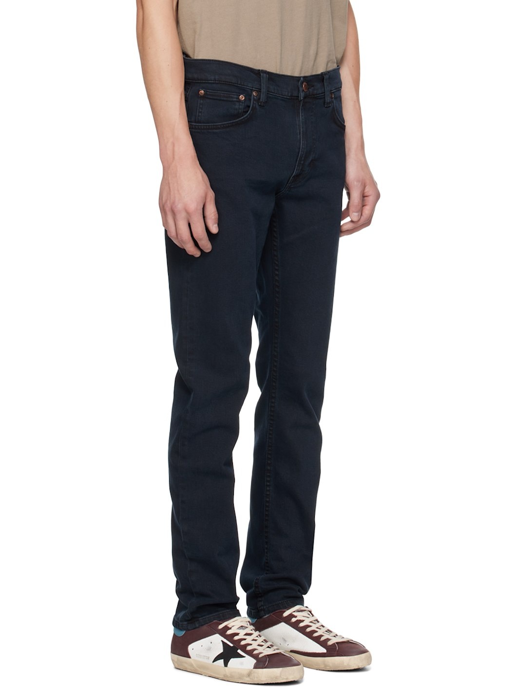 Navy Lean Dean Jeans - 2
