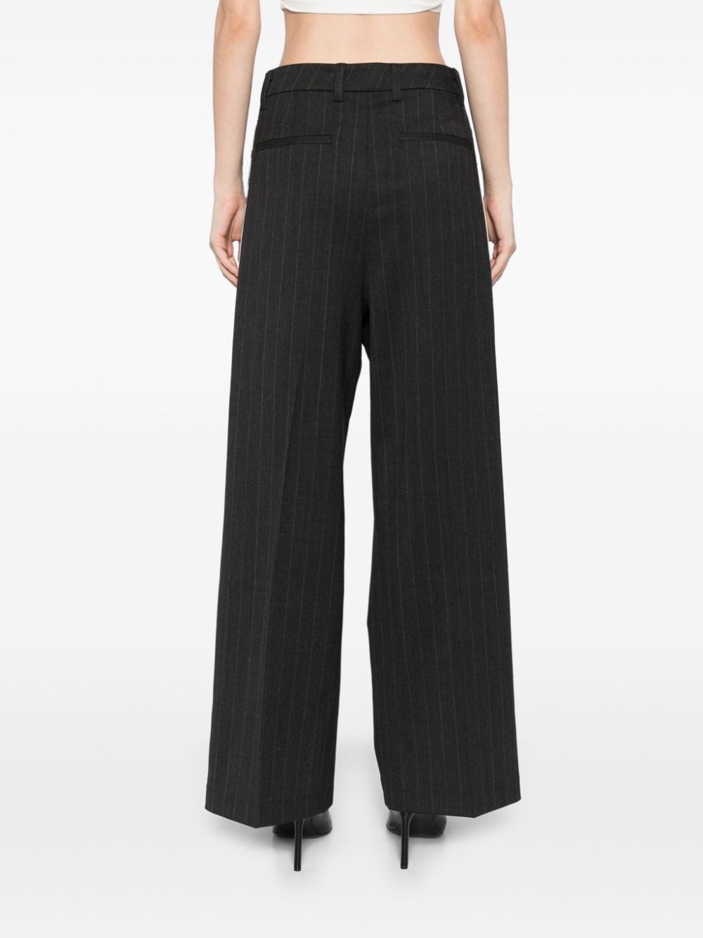 dollar-print trousers - 4