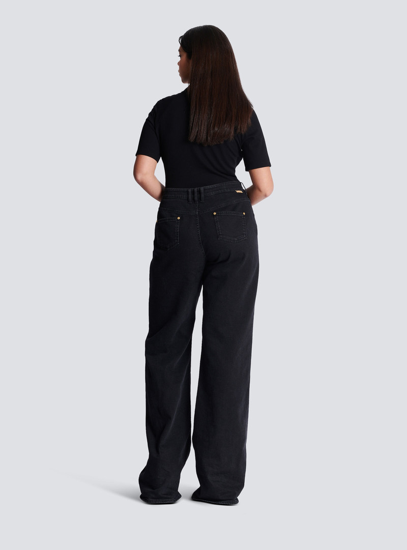 Flared denim jeans 10