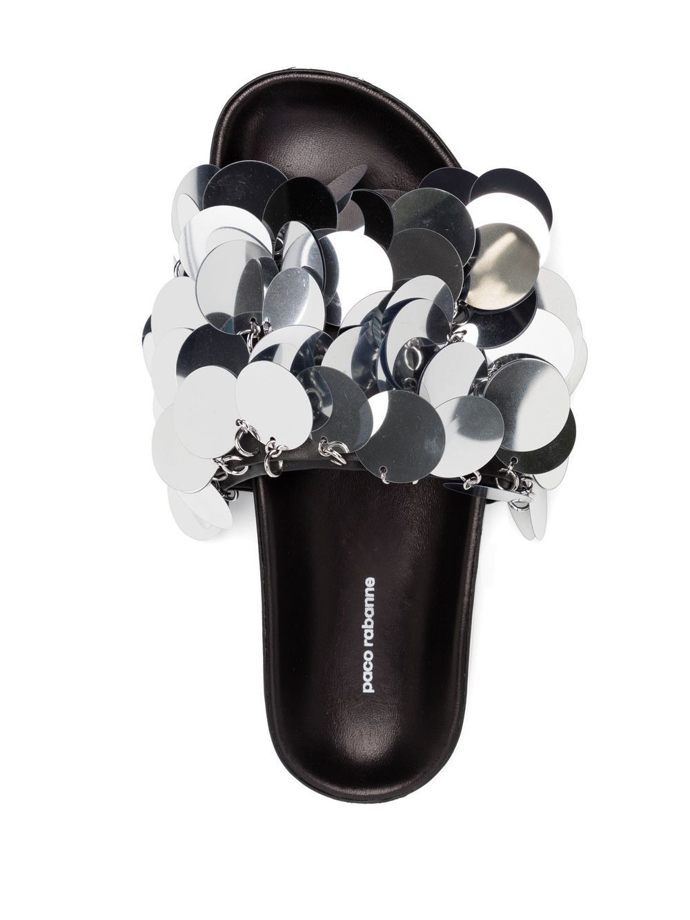 Sparkle disc-detailing sandals - 4