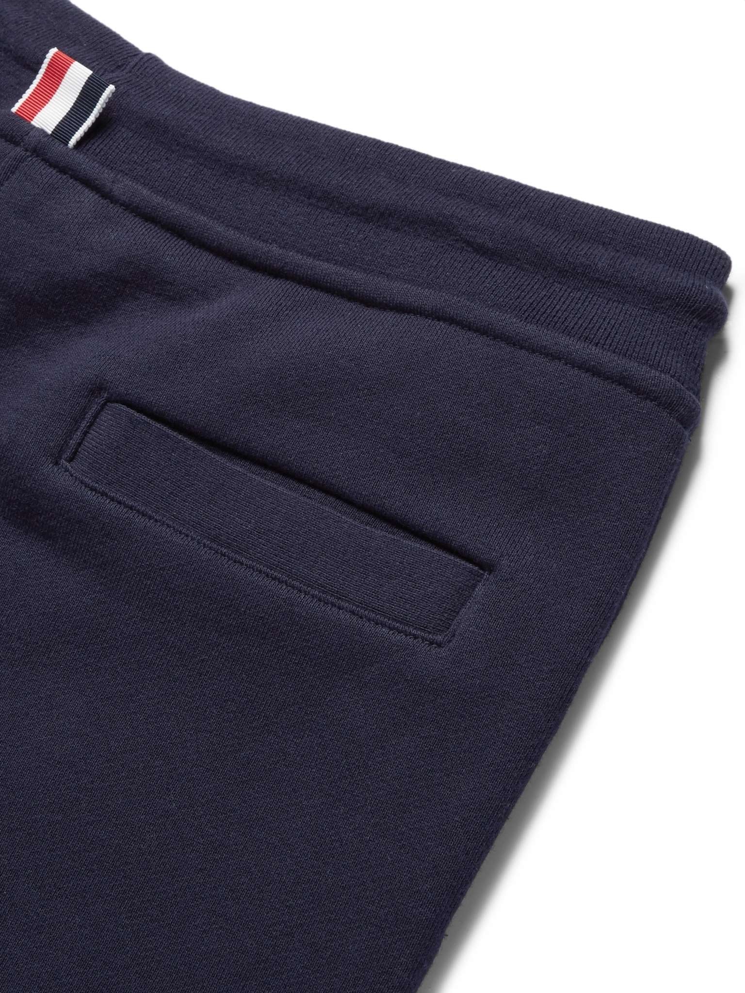 Tapered Striped Loopback Cotton-Jersey Sweatpants - 6