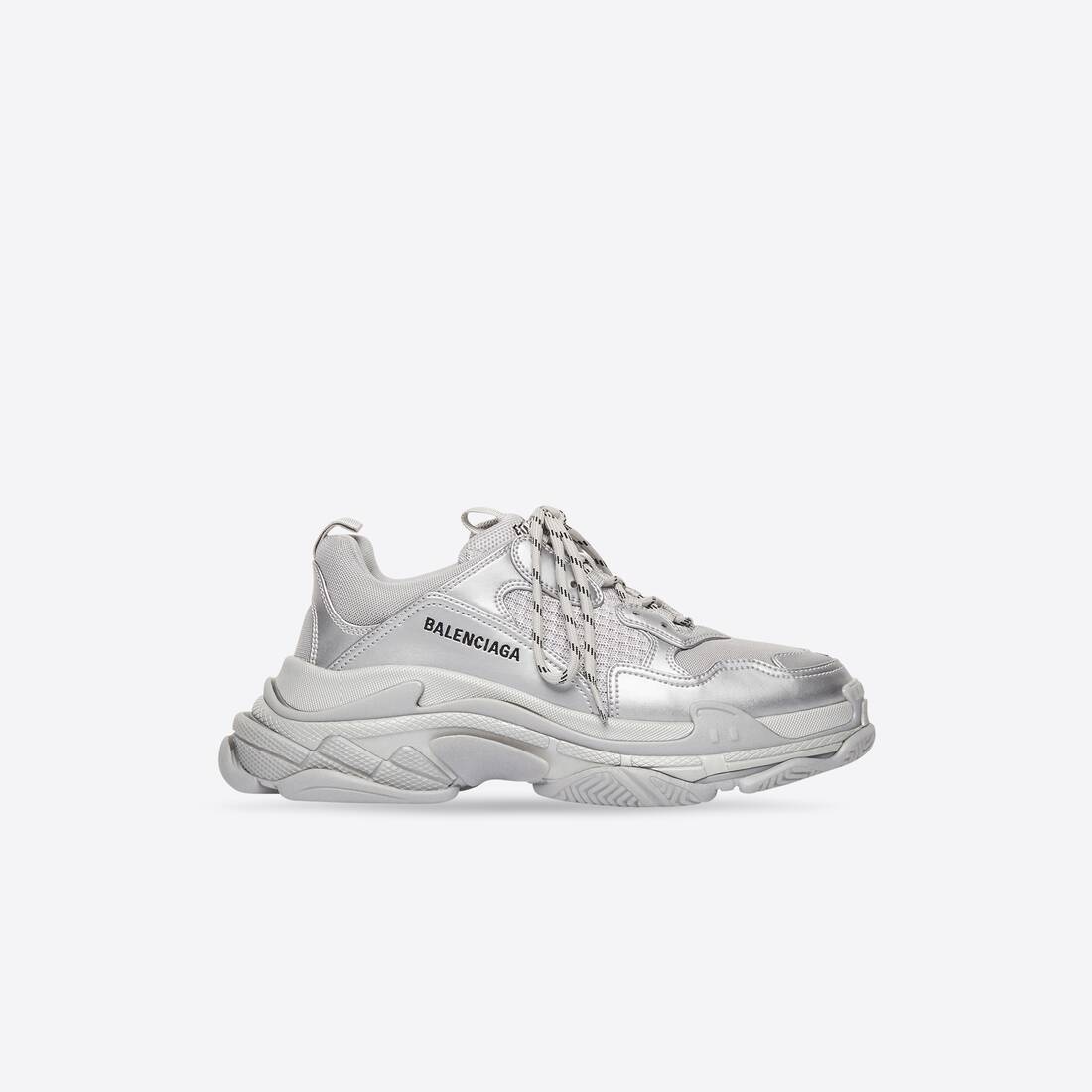 Men's Triple S Sneaker in Silver - 1