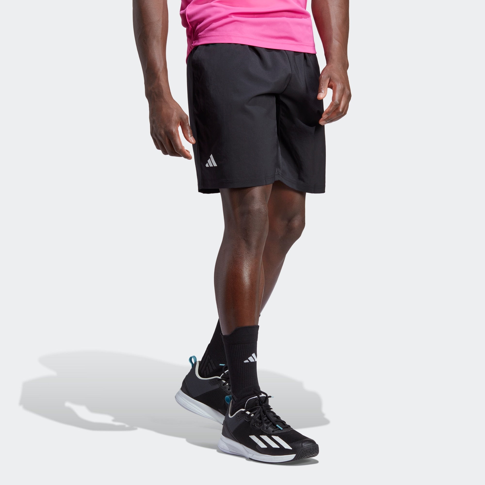 adidas Club 3-Stripes Tennis Shorts Asia Sizing 'Black' HS3253 - 4