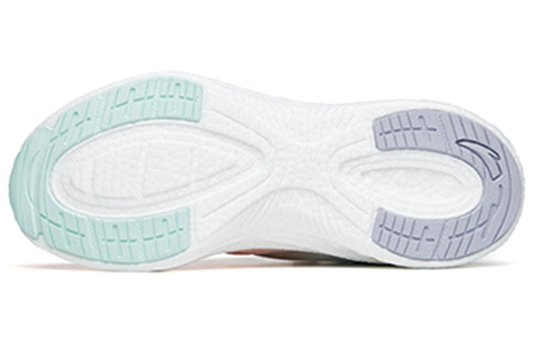(WMNS) ANTA Running Series Sneakers 'White Orange Blue' 122215552-3 - 6