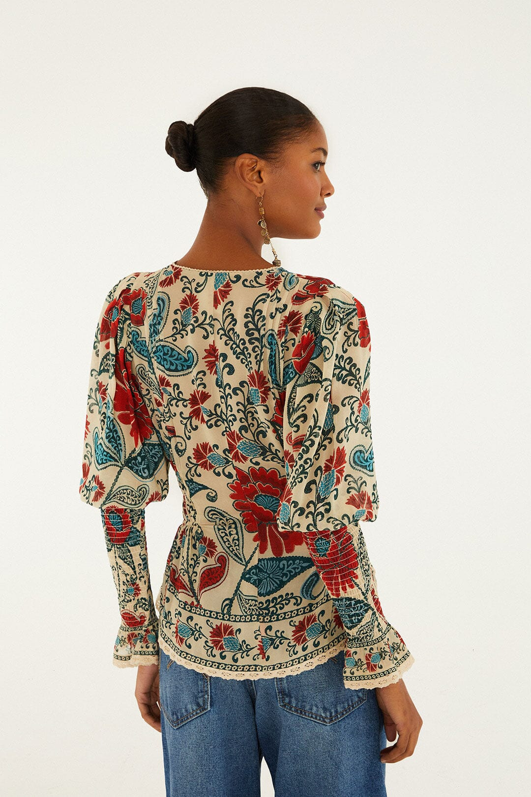 Sand Francesca Long Sleeve Blouse - 3