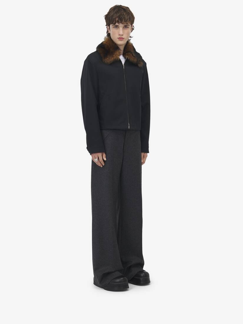 Shearling Detail Blouson - 4