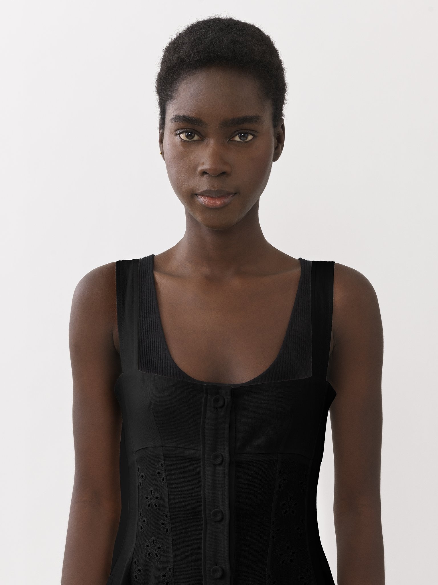 SLEEVELESS MIDI DRESS - 5