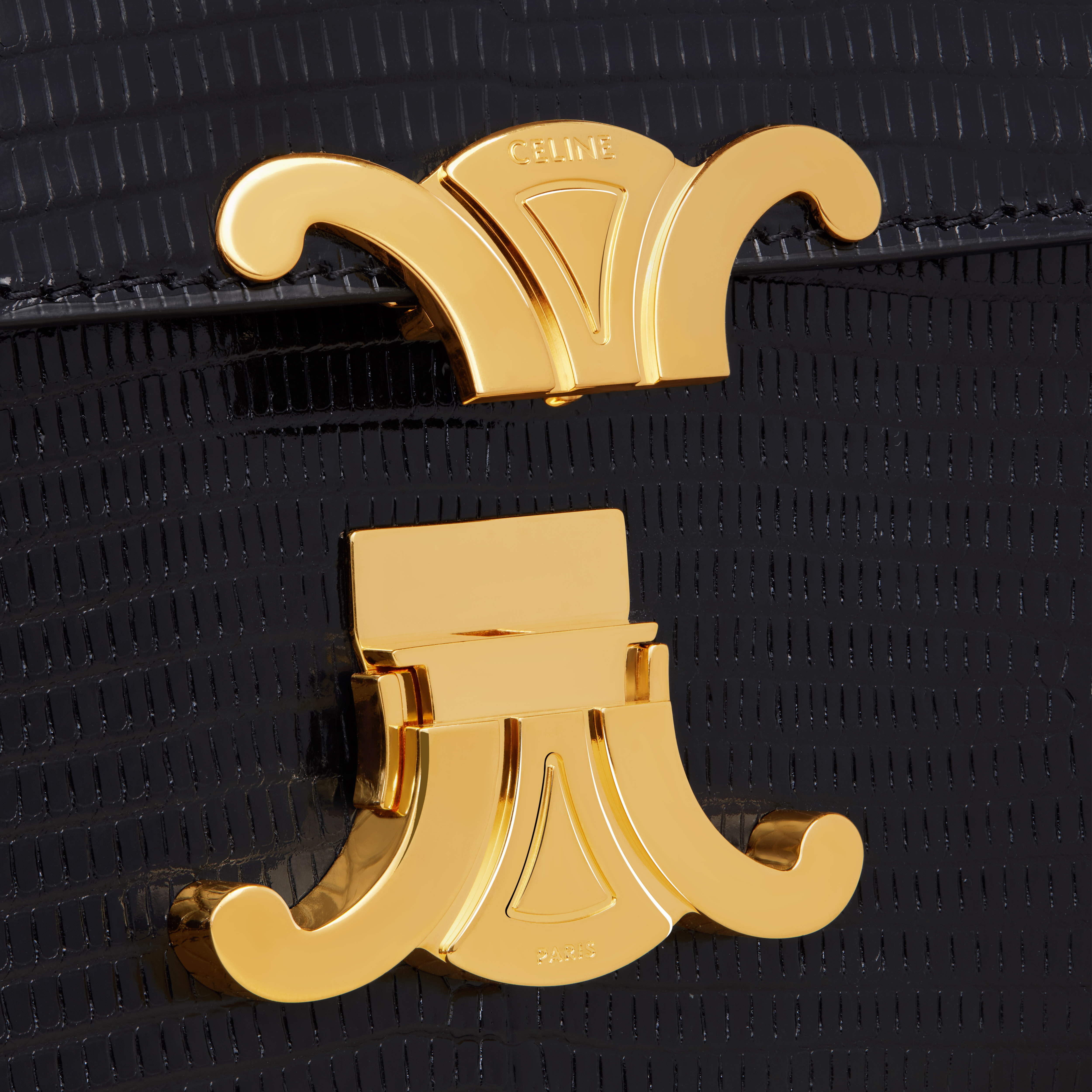 CHAIN SHOULDER BAG triomphe in Lizard - 5