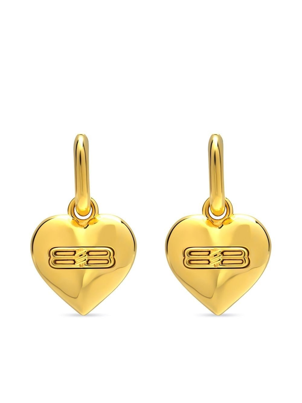 BB heart-shaped earrings - 1