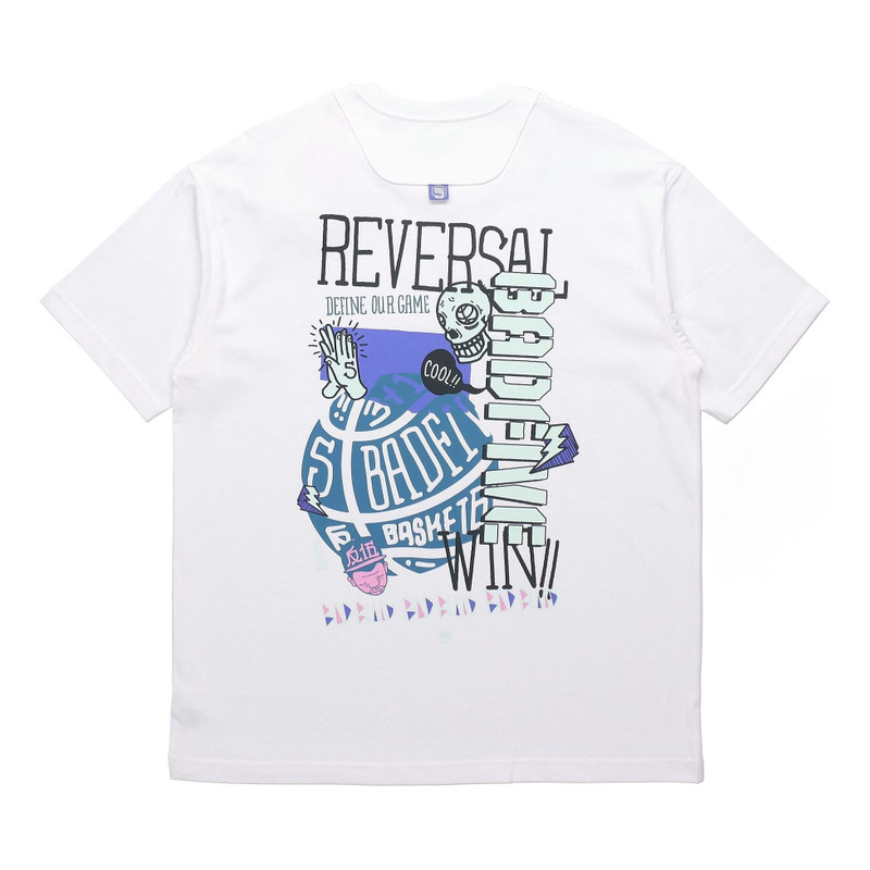 Li-Ning Li-Ning BadFive Graphic Loose Fit T-shirt 'White' AHSR479-3 outlook