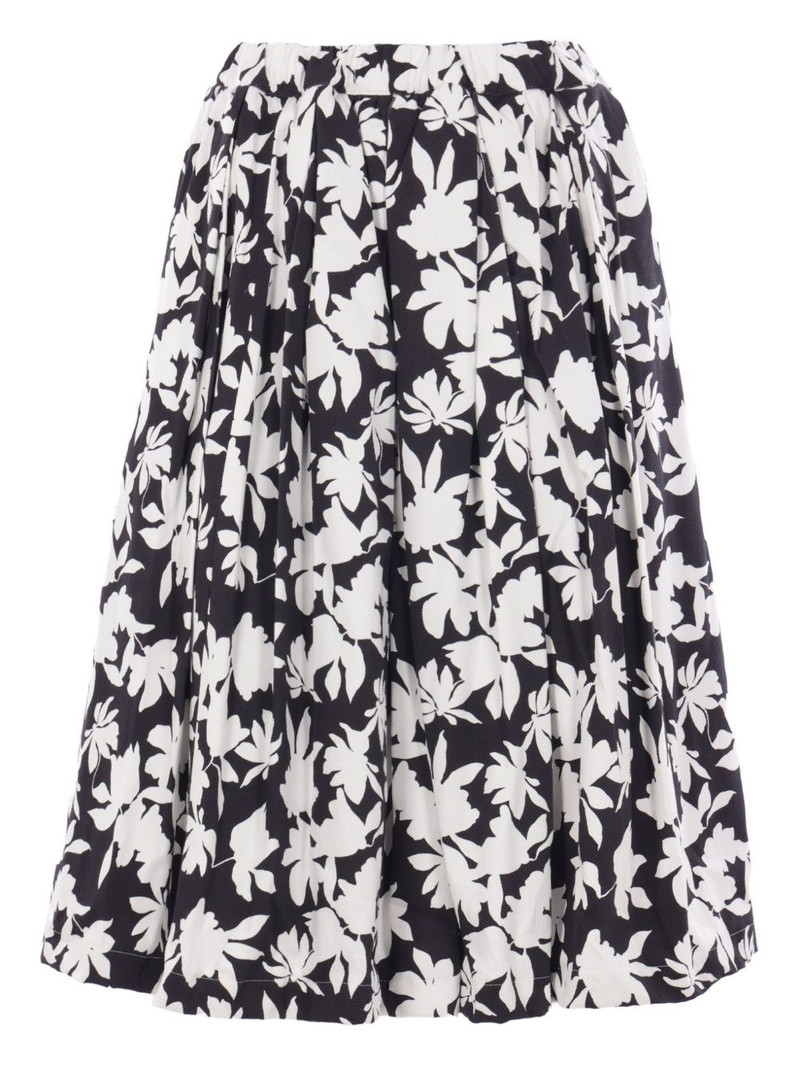 floral-print skirt 1