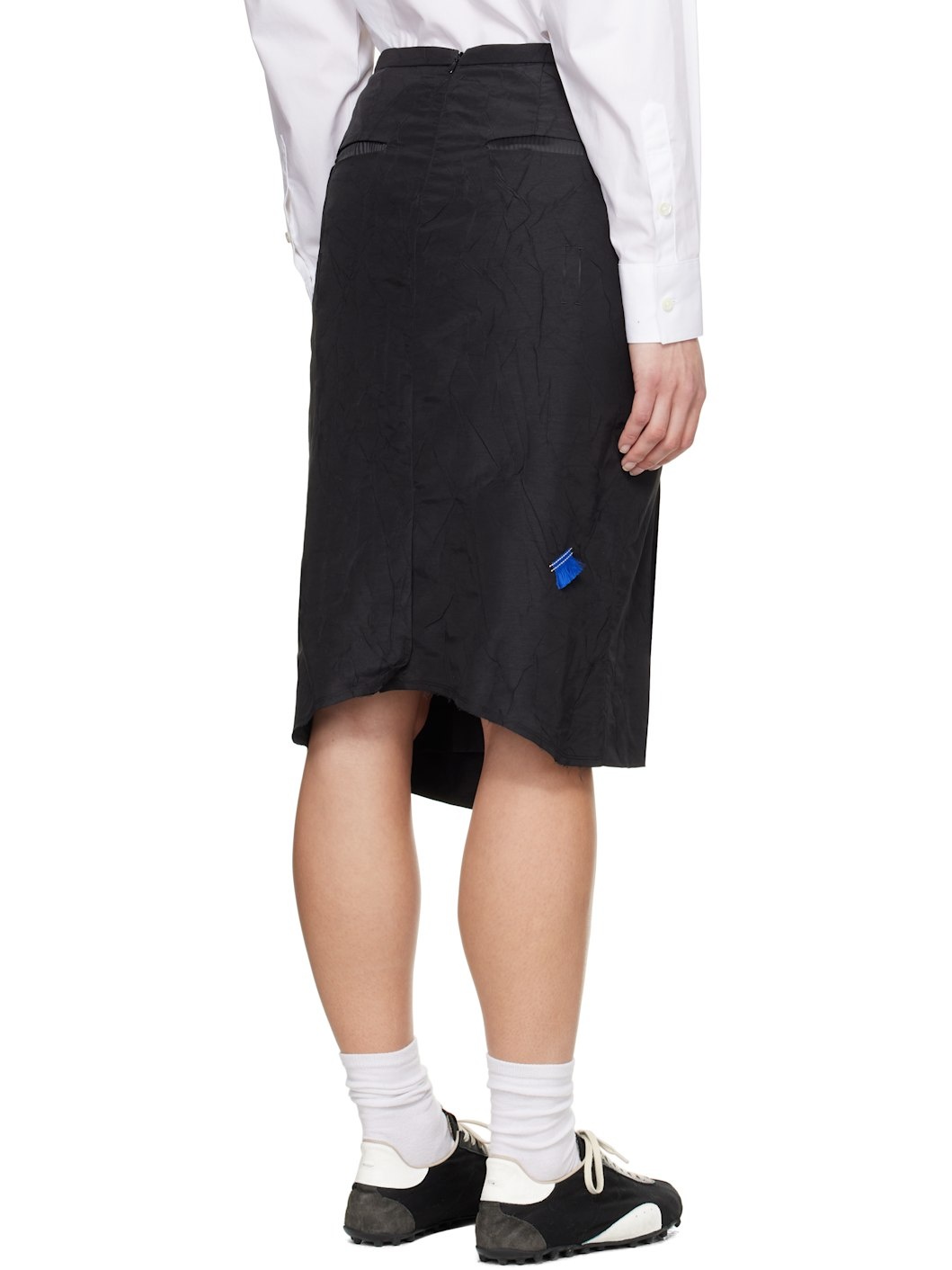 Black Medium Midi Skirt - 3