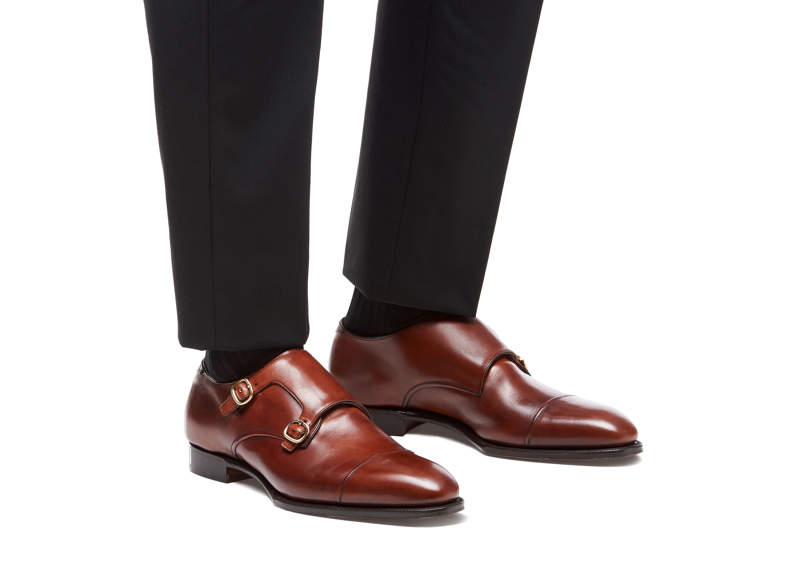 Coleridge
Doha Leather Monk Strap Brown - 5