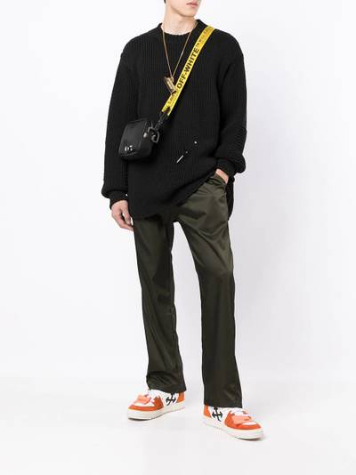 Off-White knitting-needle chunky-knit jumper outlook