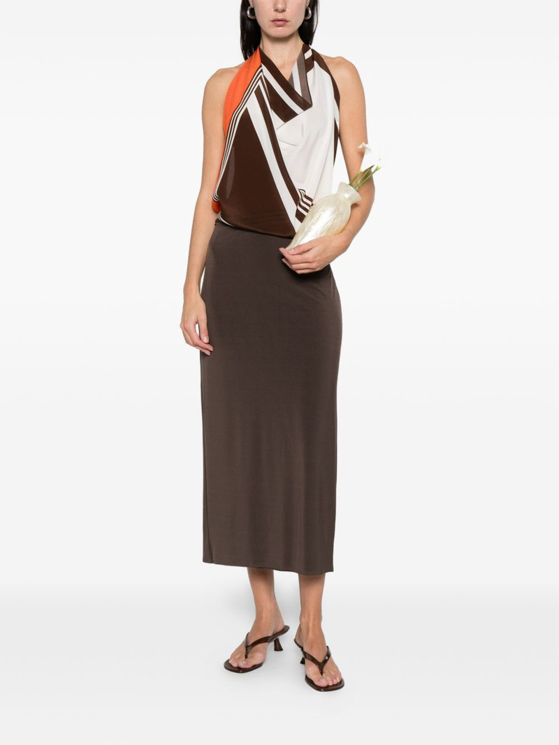 SIR. Destino Scarf halterneck top outlook