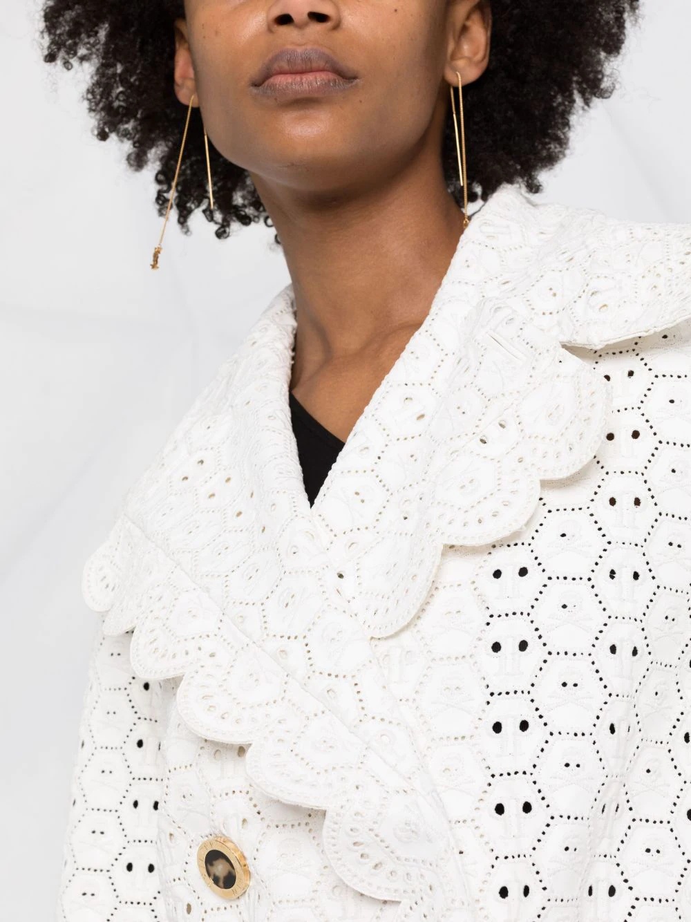 Long Sangallo leather trench coat - 5