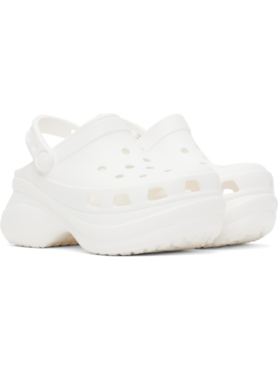 White Bae Clogs - 4