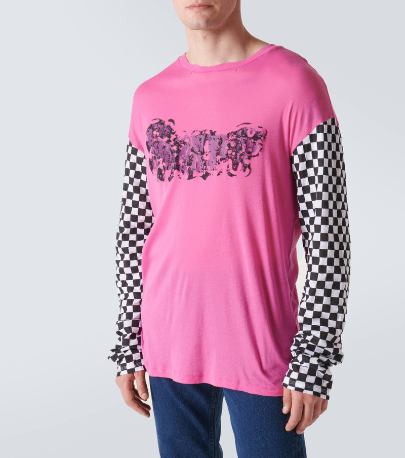 Printed cotton jersey top 3