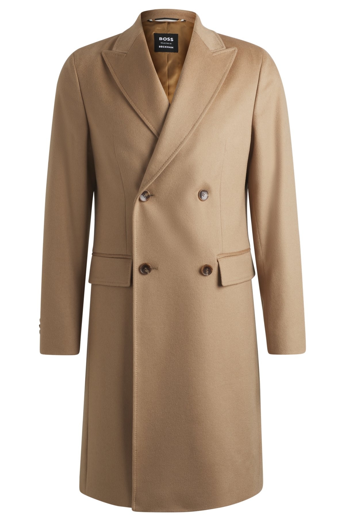 BOSS SELECTED BY BECKHAM CASHMERE COAT - 1