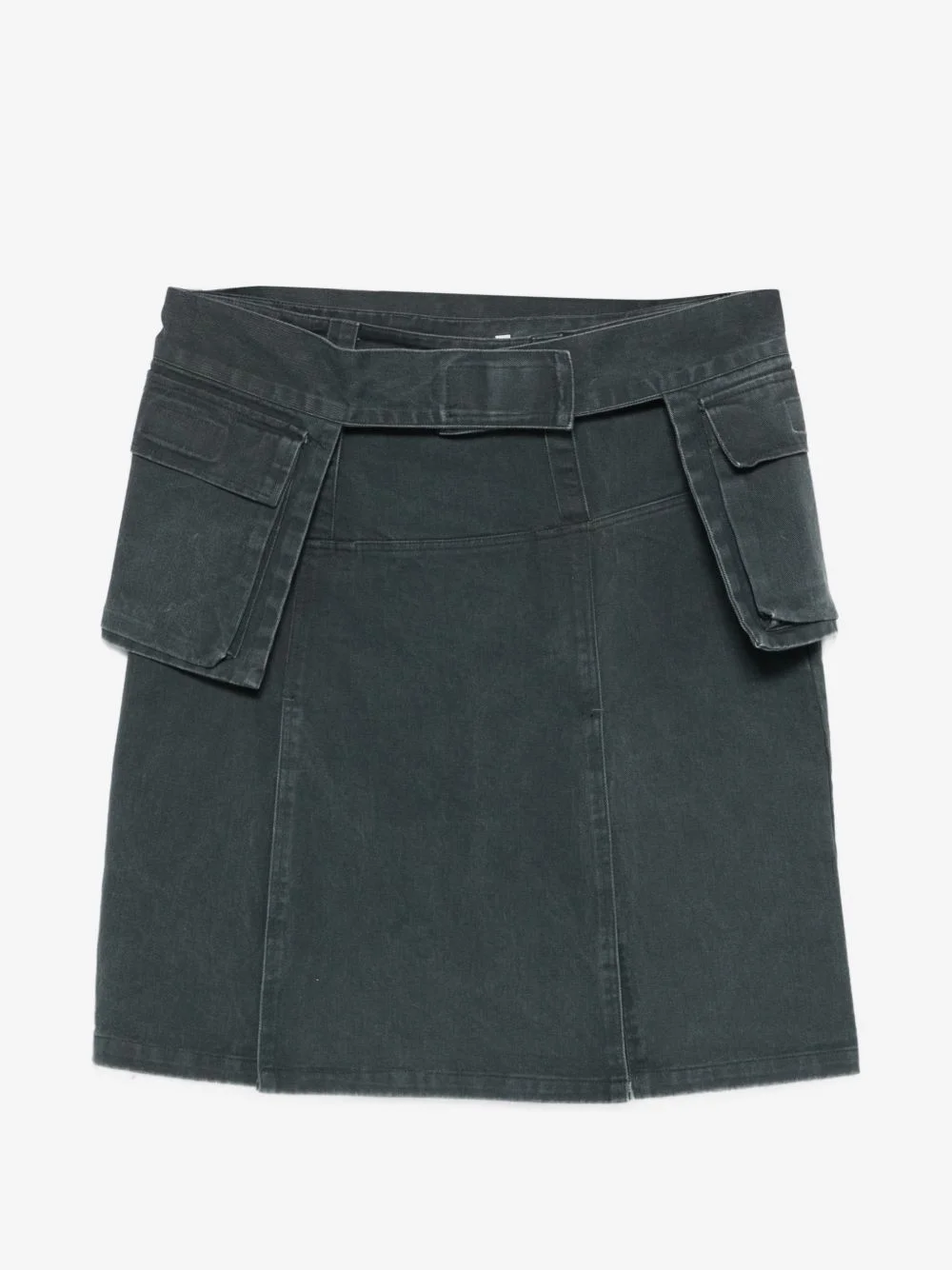 belted cargo mini skirt - 1