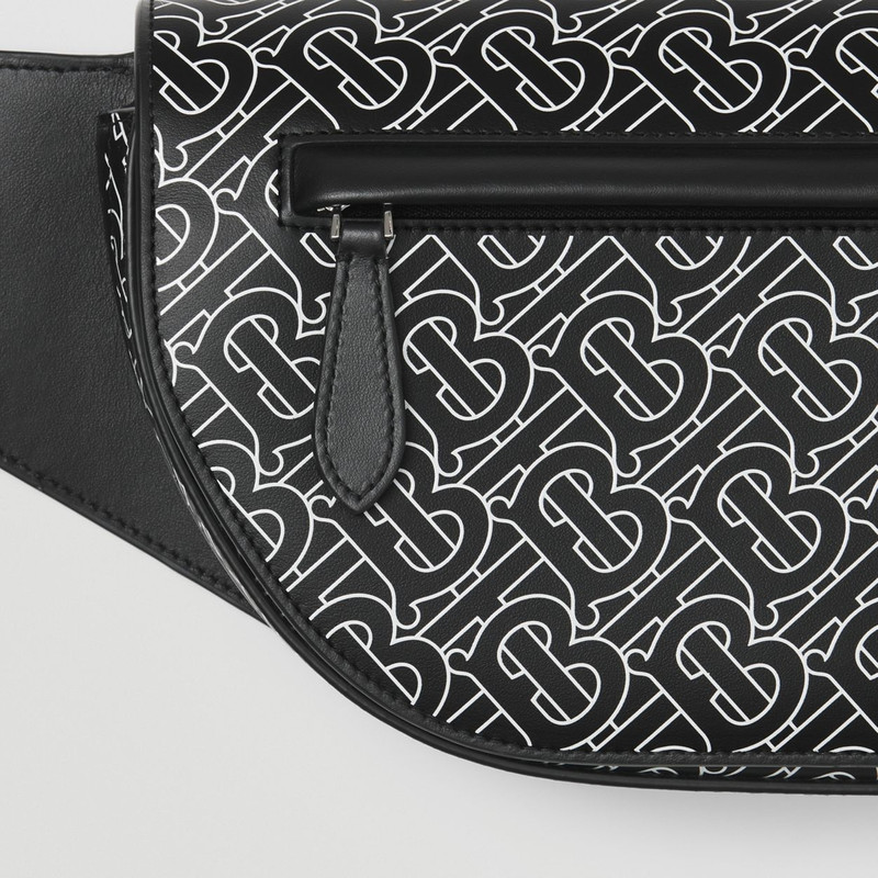 Small Monogram Print Leather Olympia Bum Bag 2