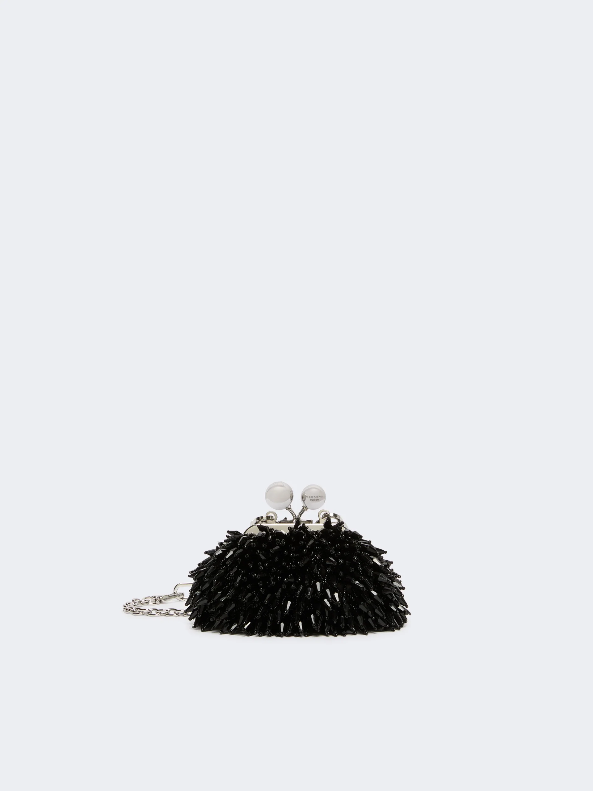 ALFIO Nano Pasticcino Bag with gemstones - BLACK - 1