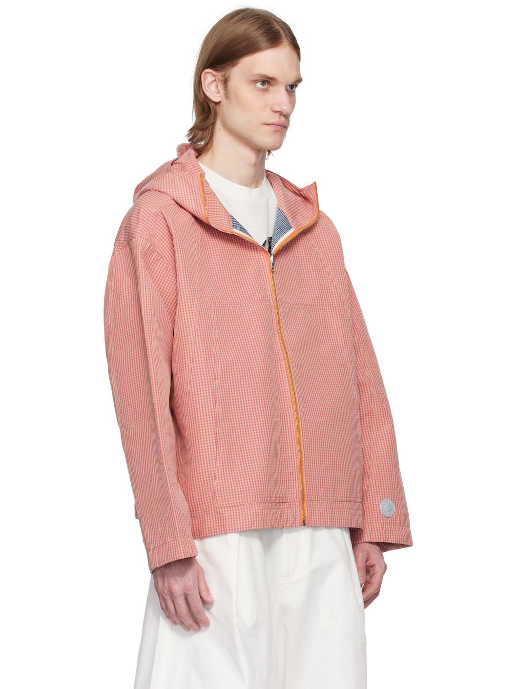 Blue & Pink Low Ride Reversible Jacket - 2