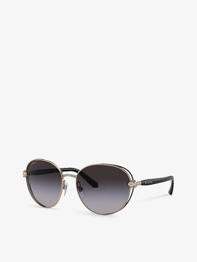 BVLGARI Bv6087 round-frame sunglasses outlook