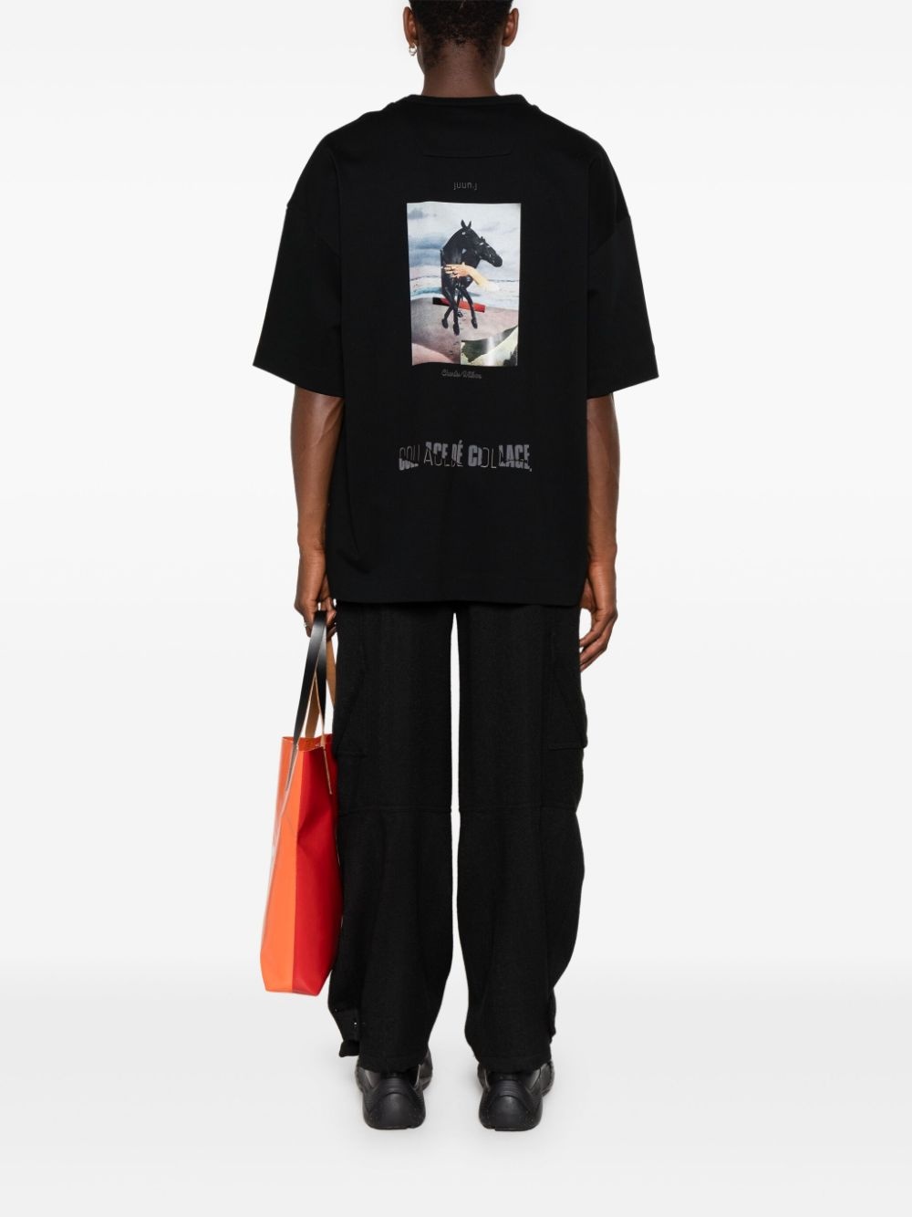 JUUN.J Juun.J Charles Wilkin Semi Over Fit Graphic T Shirts