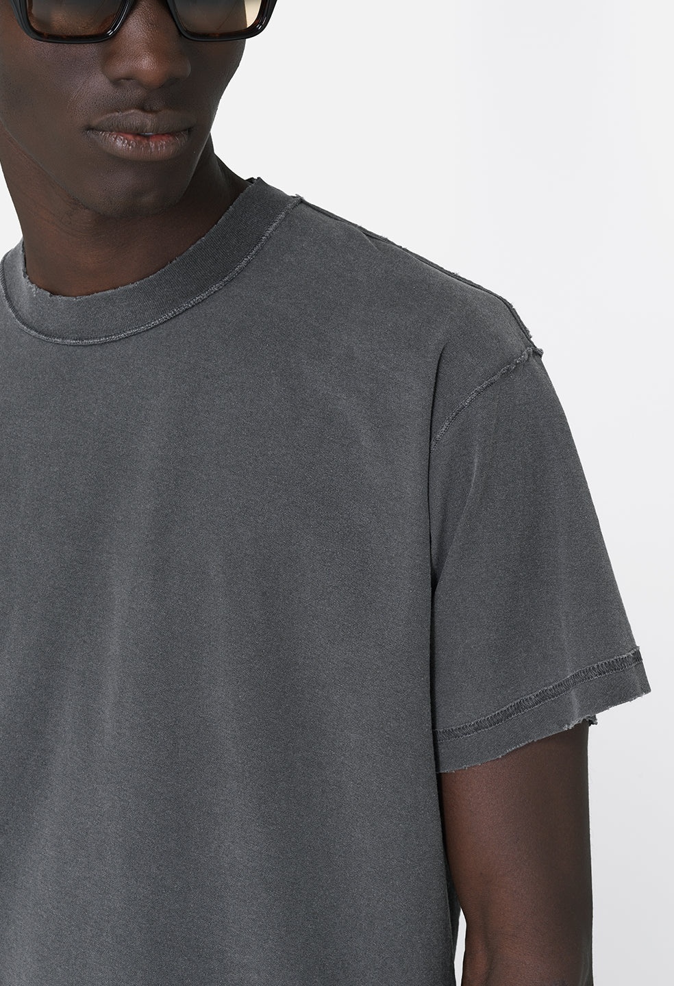 FOLSOM REVERSED CROPPED TEE - 2