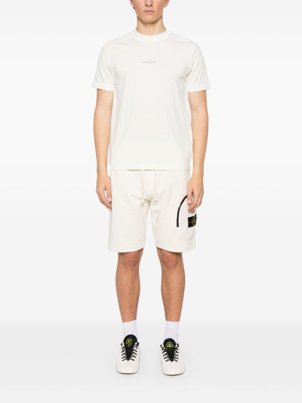 Compass-badge track shorts - 2