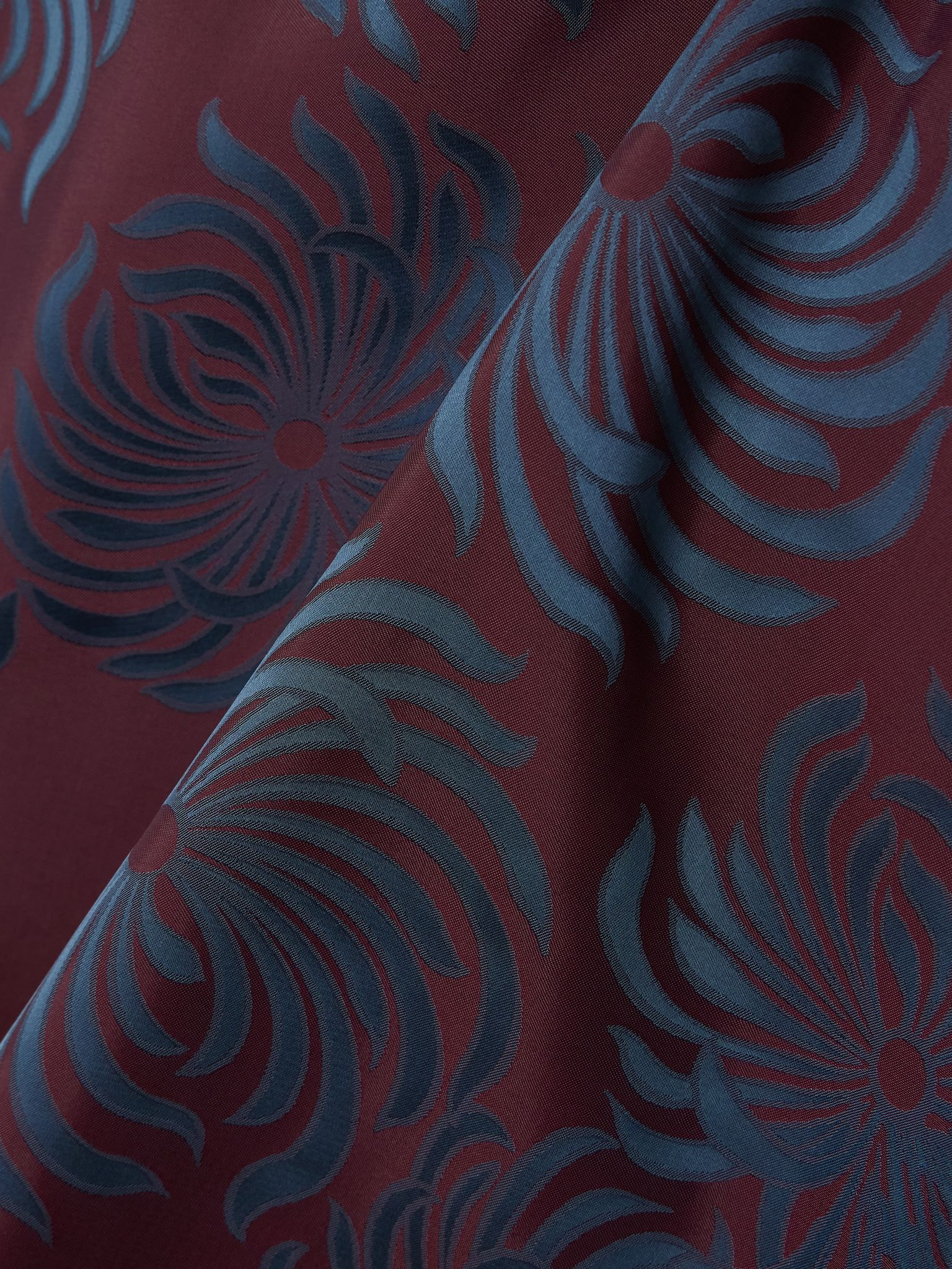 Jacquard midi skirt Burgundy - 4