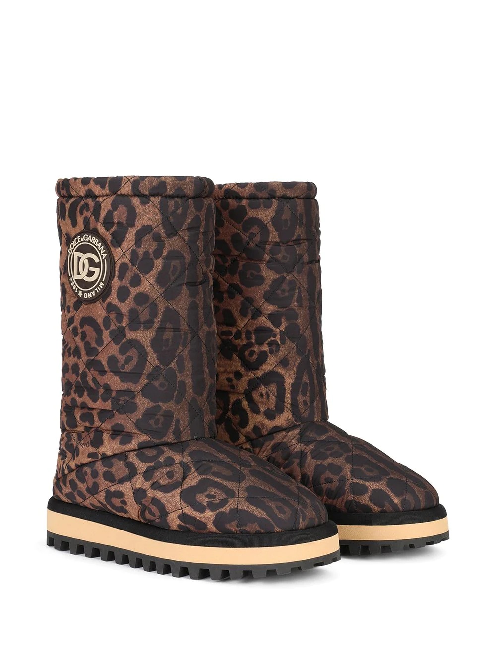 leopard-print boots - 2