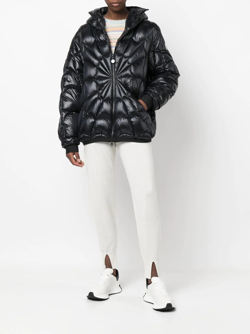 padded high-shine jacket - 3