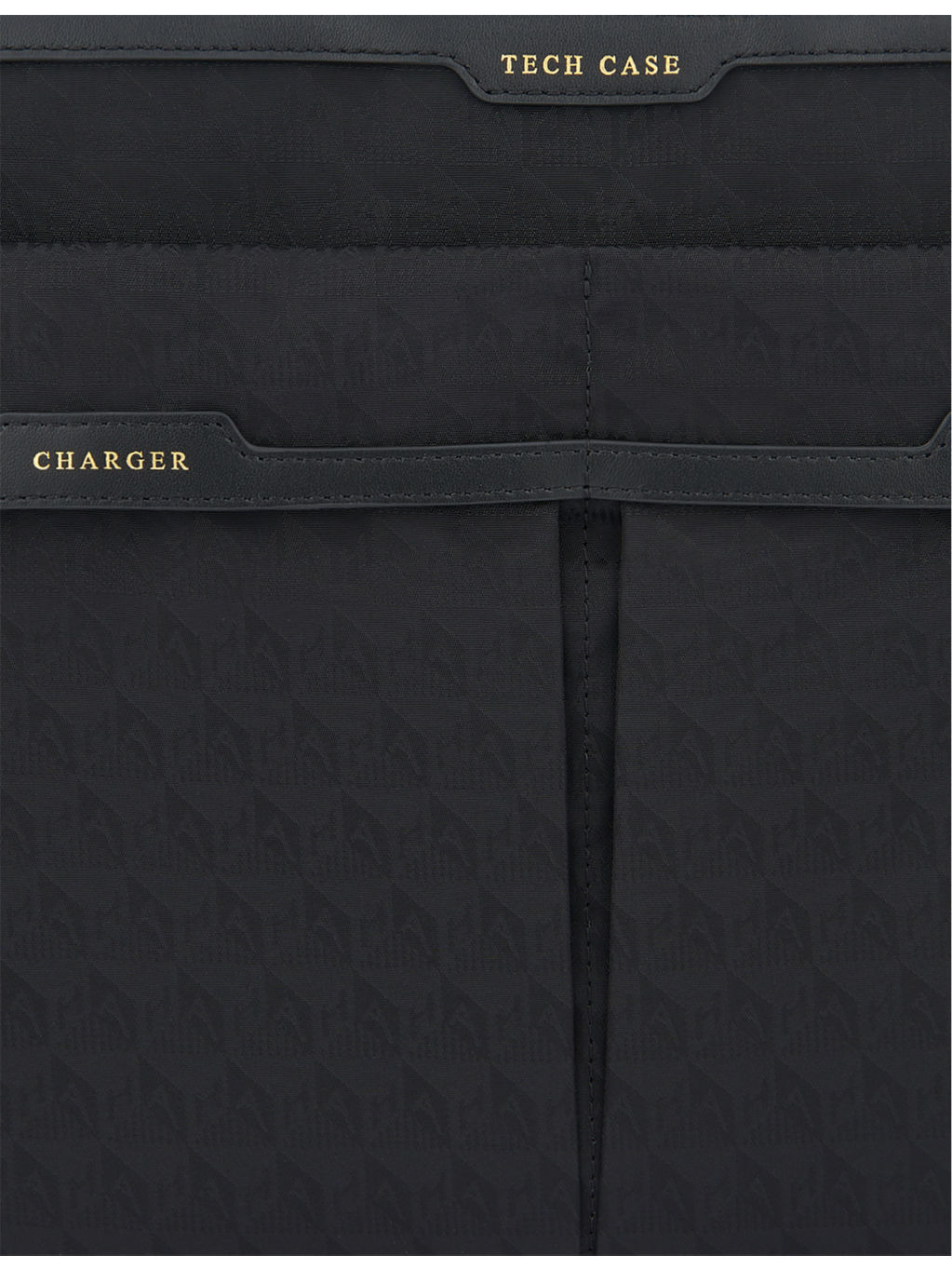Technologo Case logo-print recycled-nylon pouch - 2