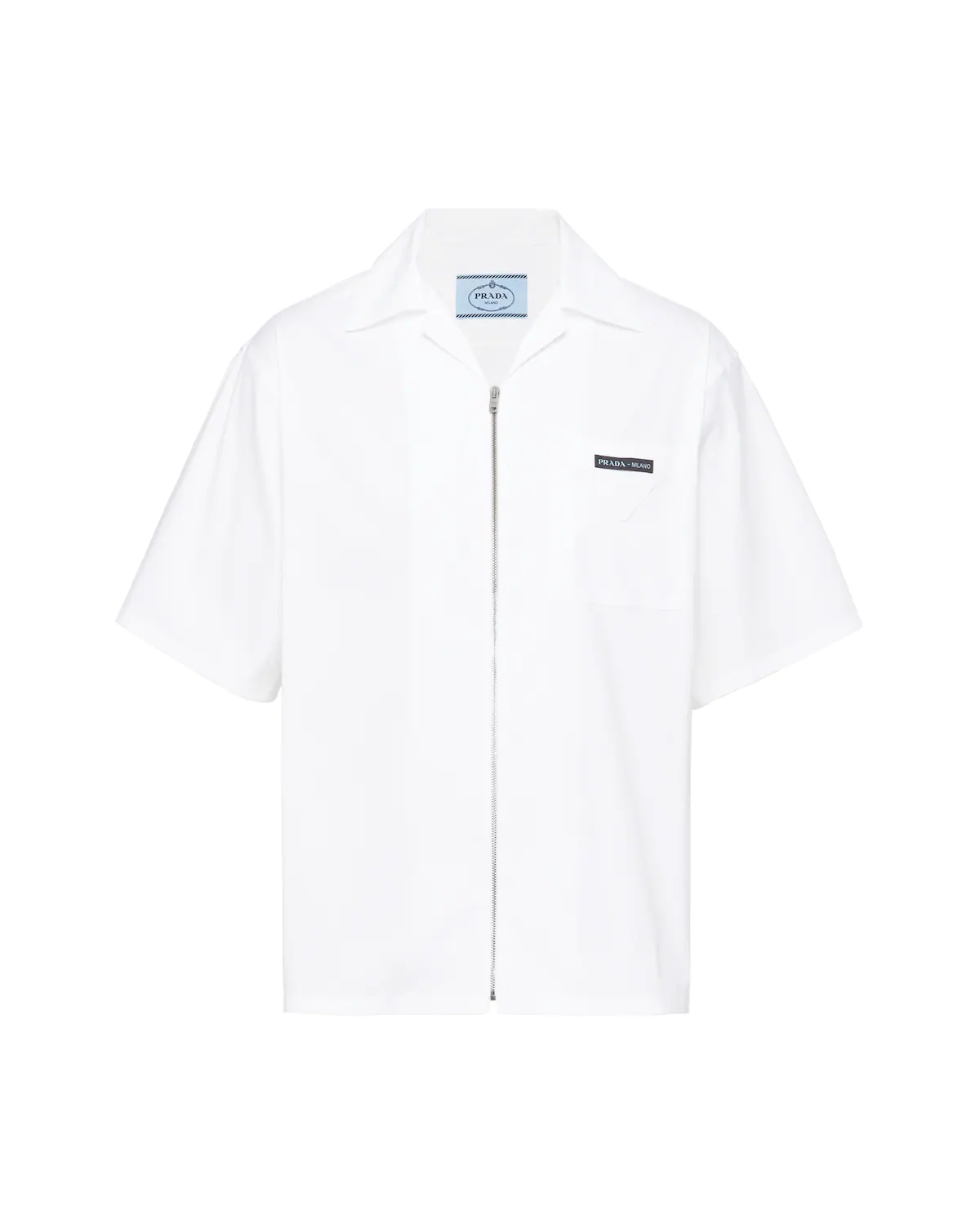 Stretch cotton bowling shirt - 1