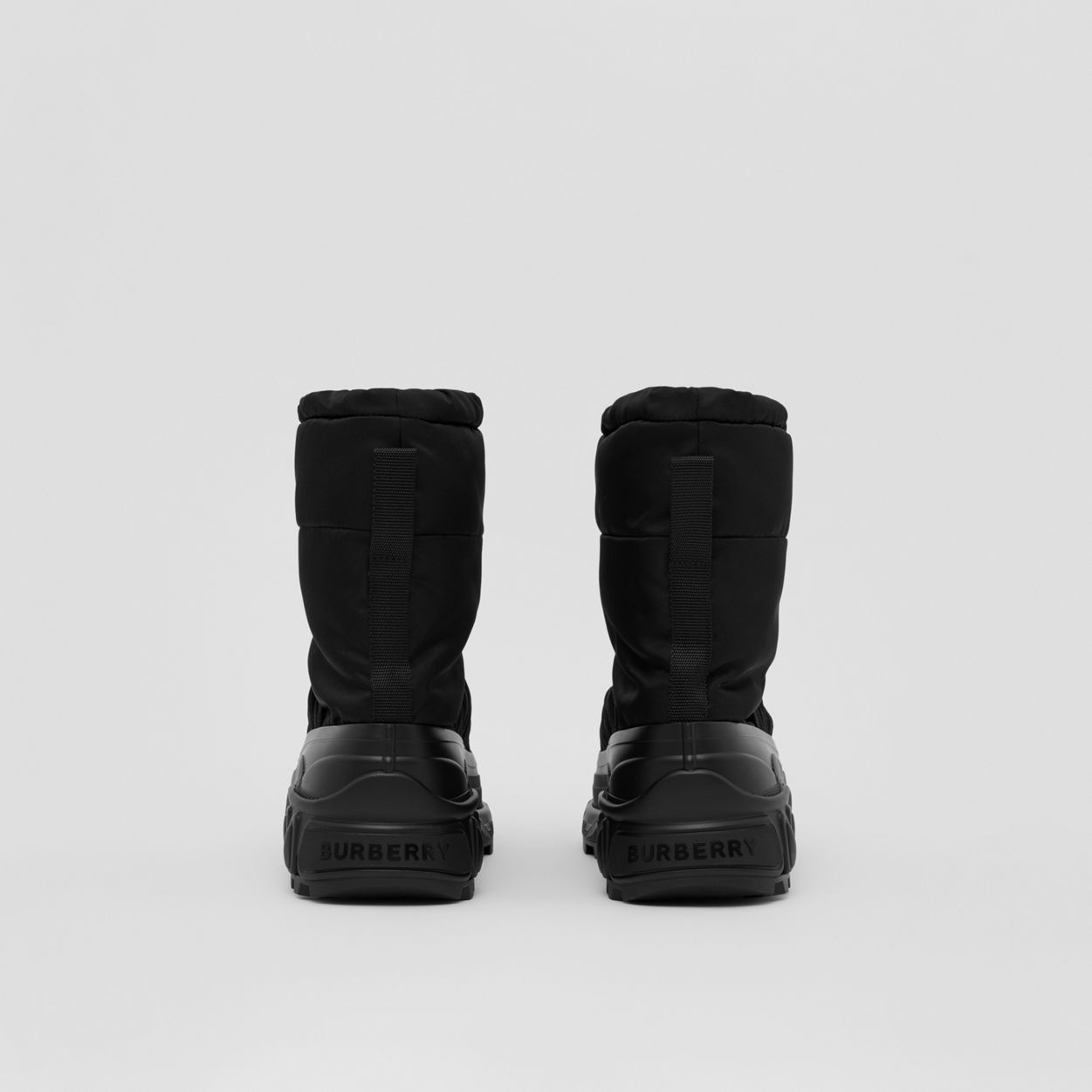Cord Detail Nylon Snow Boots - 5