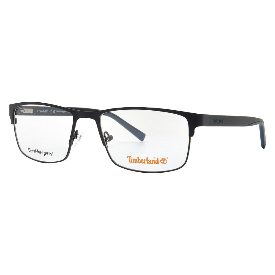 Timberland Demo Rectangular Men's Eyeglasses TB1594 005 58 - 2