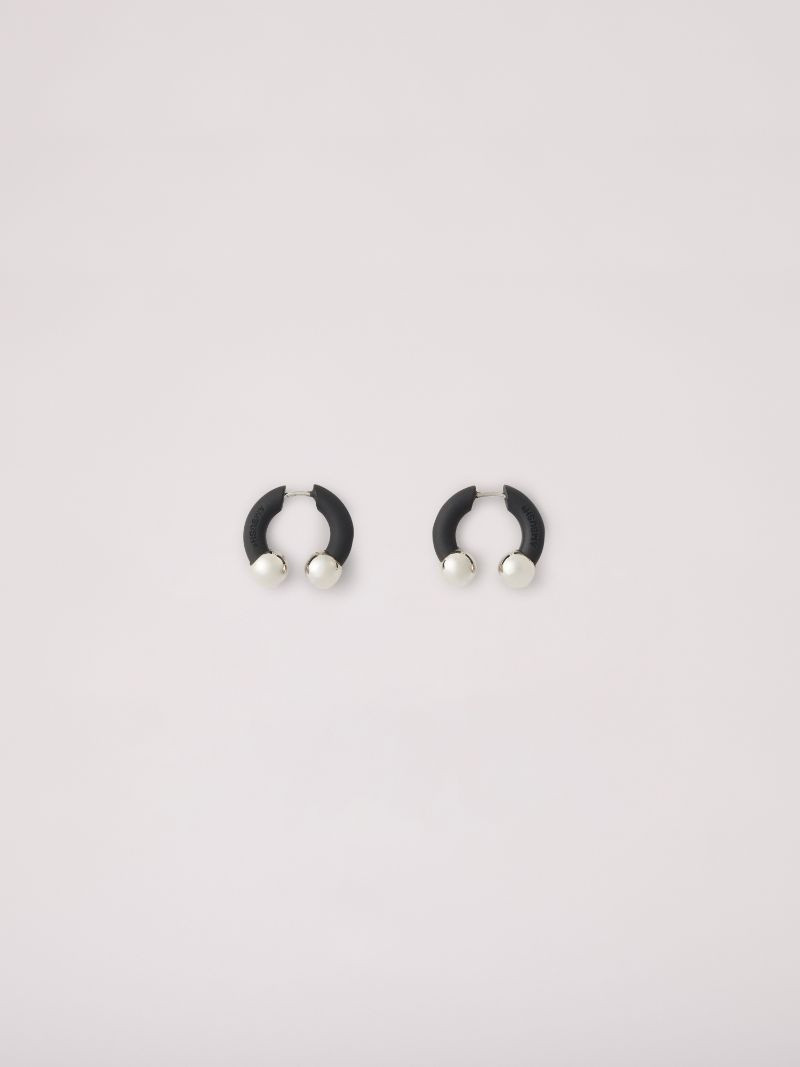 COLORED SMALL BARBELL EARRINGS 6