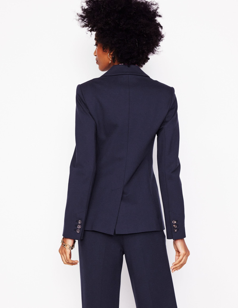 Marylebone Ponte Blazer-Navy 4