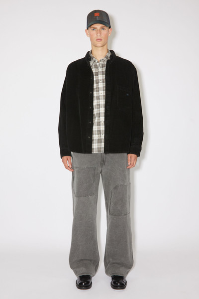 Acne Studios Corduroy overshirt - Black outlook