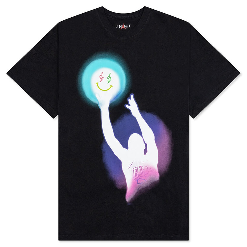 JORDAN X J BALVIN TEE - BLACK - 1