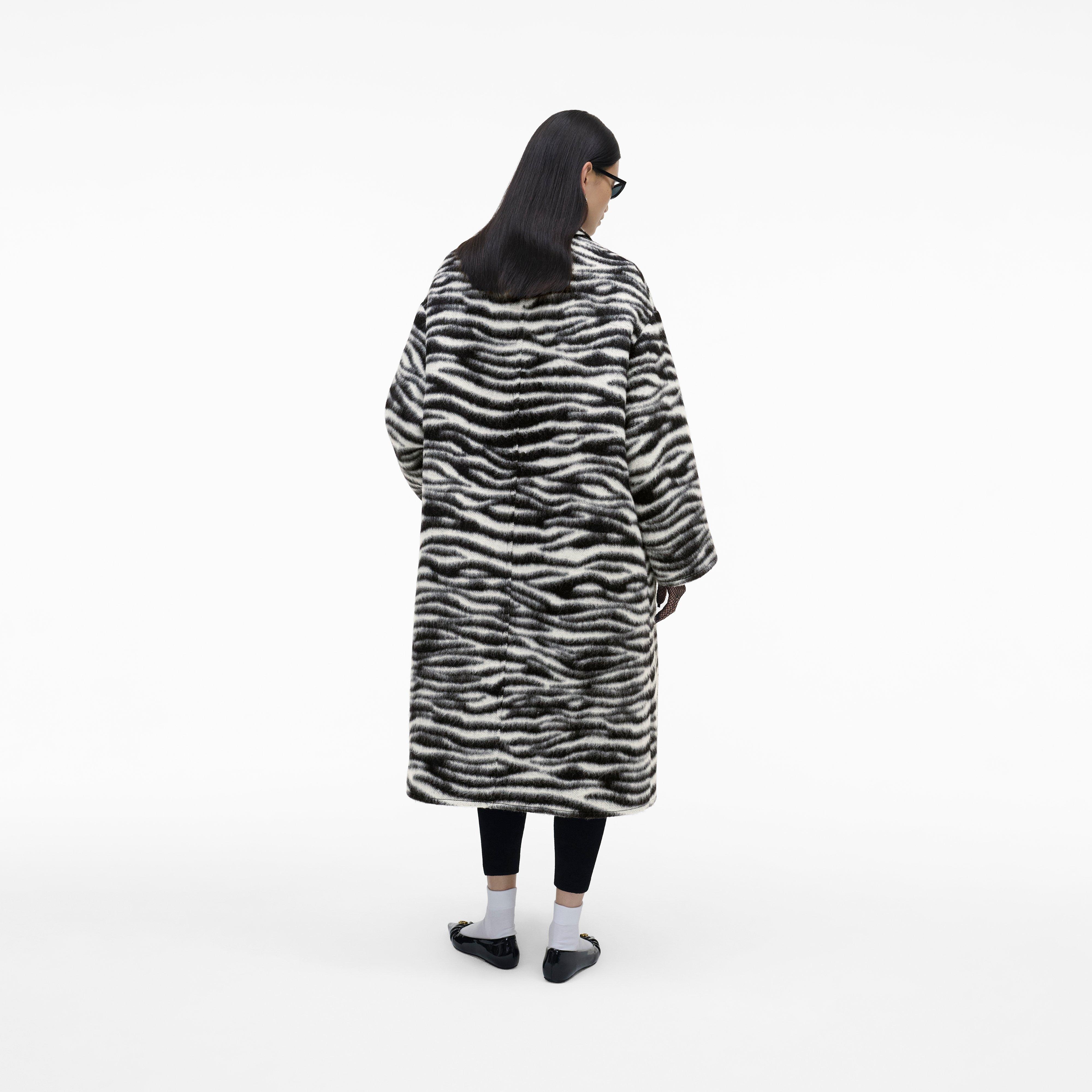 THE ZEBRA BRUSHED COAT - 5