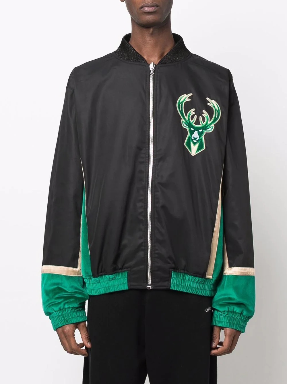 colour-block reversible jacket - 4