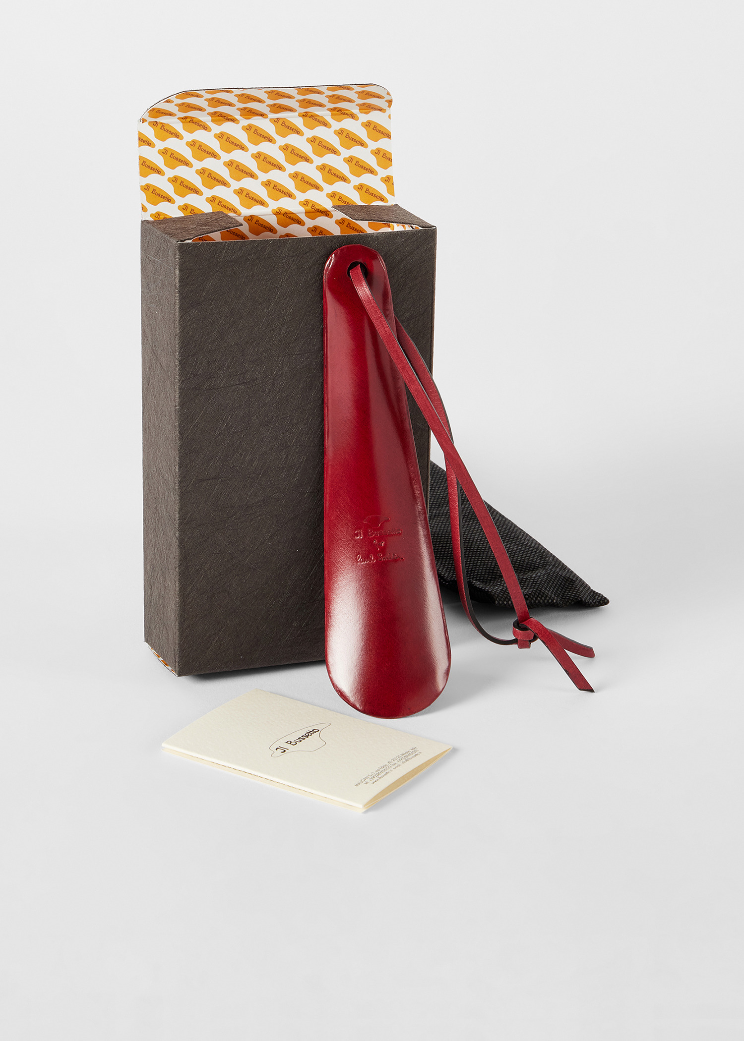Il Bussetto for Paul Smith - Tibetan Red Leather Small Shoehorn - 2