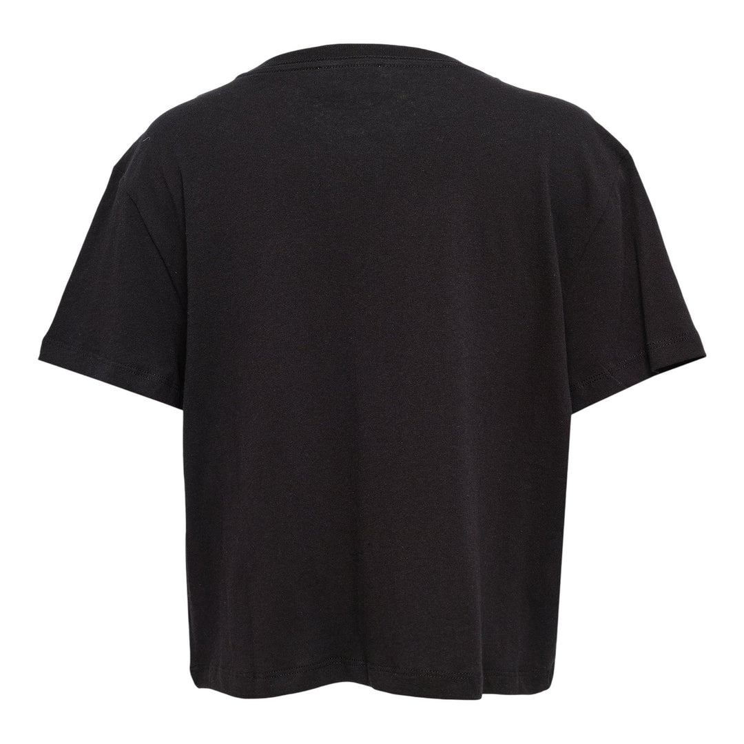 Black Cropped T-Shirt - 2