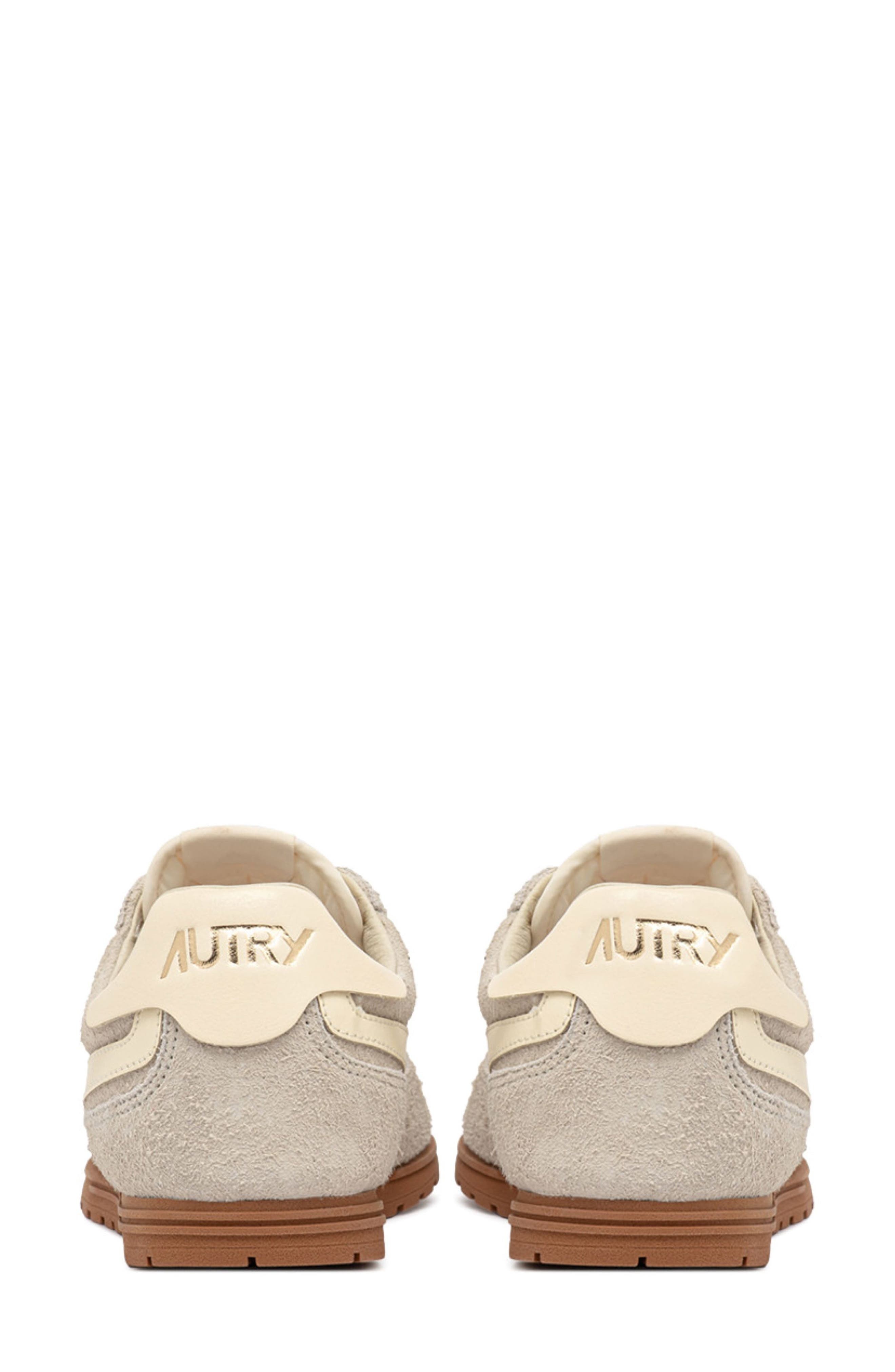 AUTRY Windspin Low Sneaker in Beige Suede at Nordstrom - 2
