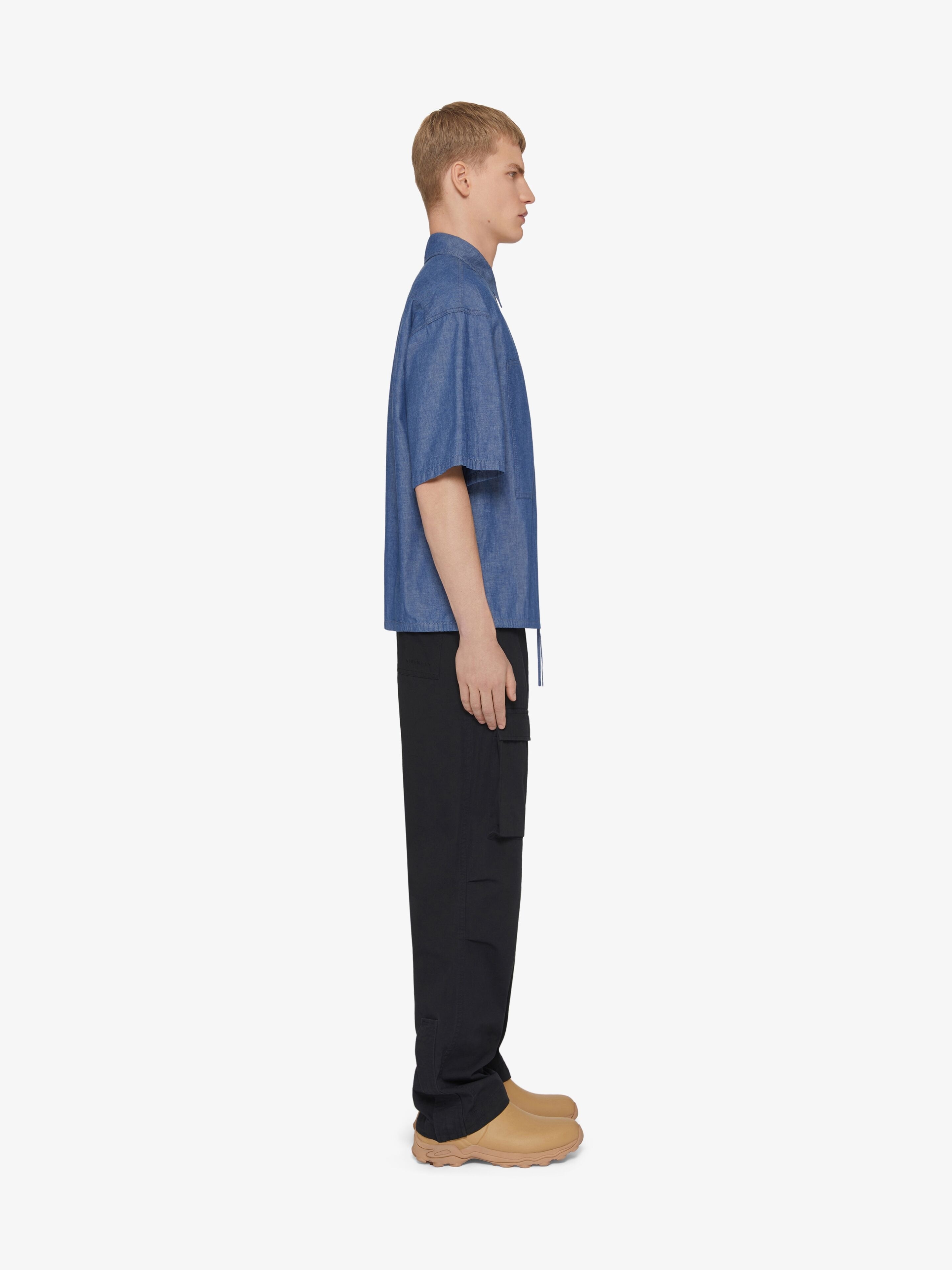 OVERSHIRT IN DENIM CHAMBRAY - 3